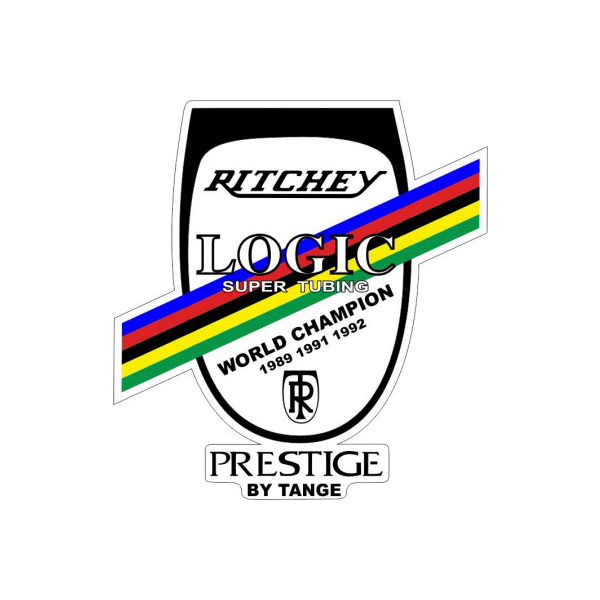 RITCHEY(リッチー)LOGIC(ロジック)World Champion(ワールドチャンピオン)ステッカー(TANGE(タンゲ))