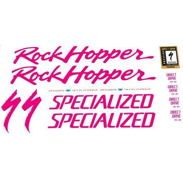 SPECIALIZED(スペシャライズド)RockHopper(ロックホッパー)ステッカーセット(マジェンタ)