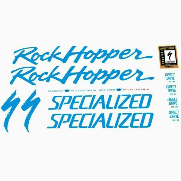 SPECIALIZED(スペシャライズド)RockHopper(ロックホッパー)ステッカーセット(ブルー)