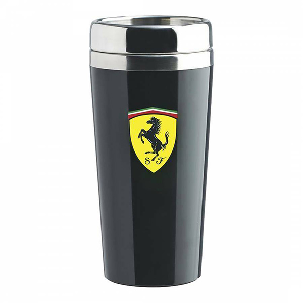 SCUDERIA FERRARI(スクーデリア フェラーリ)Thermal Travel Mug(サーマルトラベルマグ)(ブラック)