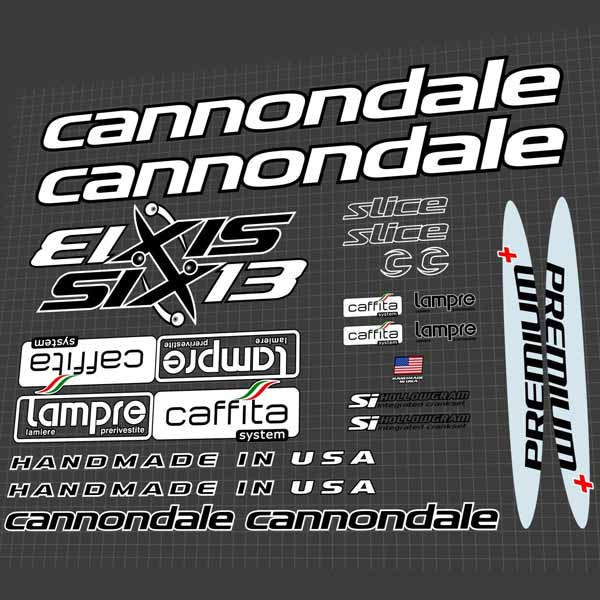 cannondale(キャノンデール)Six13 Lampre-Caffitaステッカーセット(2006)