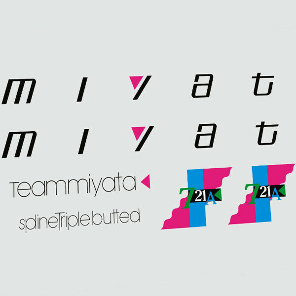 miyata(ミヤタ)Team 721Aステッカーセット(from 1990)