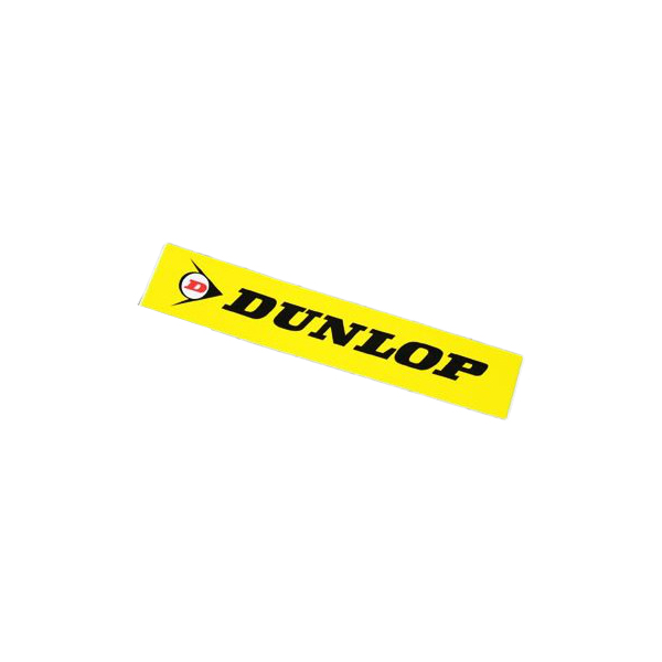 DUNLOP(ダンロップ)ロゴステッカー(イエロー/ブラック)