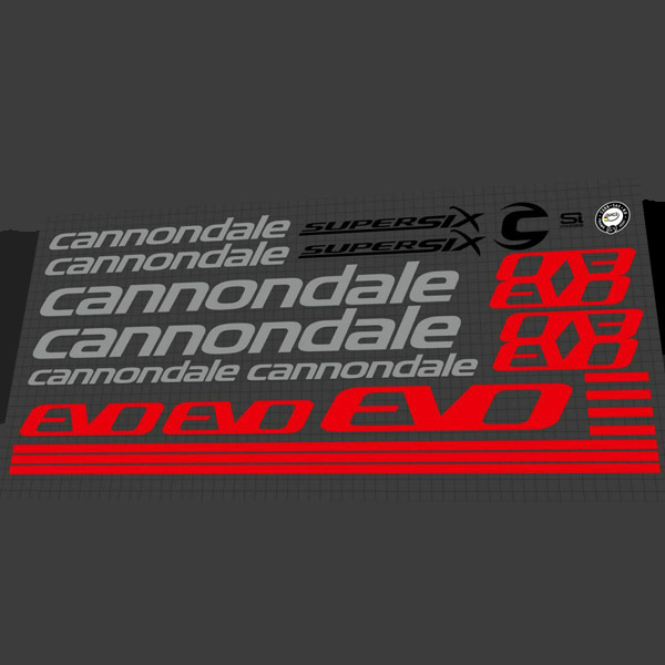 cannondale(キャノンデール)SuperSix Evo(スーパーシックスエボ)フレームステッカーセット