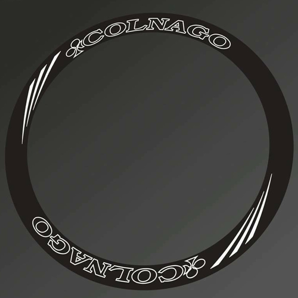 COLNAGO(コルナゴ)ホイール用ステッカーセット(ホワイトアウトライン/ホイール2本分)