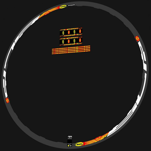 MAVIC(マヴィック)CROSSMAX(クロスマックス)SLR COLL DISCリムステッカーセット(2007/リム2本分)