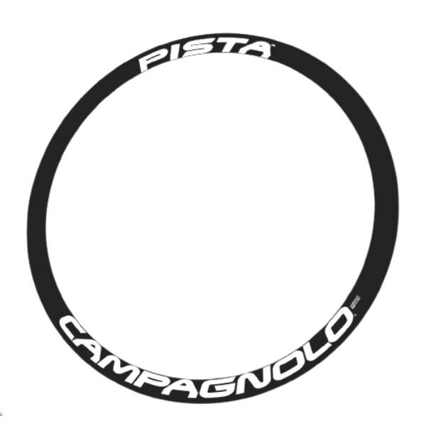 CAMPAGNOLO(カンパニョーロ)PISTA(ピスタ)リムステッカーセット(リム2本分/グロスホワイト)
