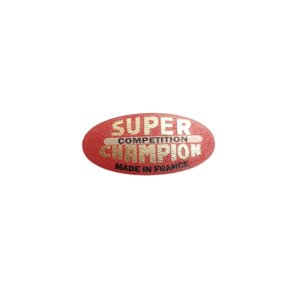 SUPER CHAMPION COMPETITION(スーパーチャンピオン コンペティション)リムラベルステッカー(レッド/ゴールド/2枚1セット)