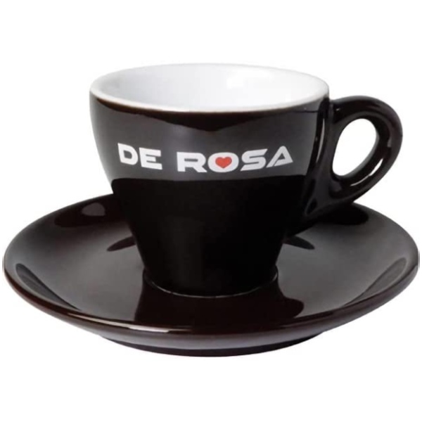 DE ROSA(デローザ)ESPRESSO CUP & SAUCER(エスプレッソ カップ&ソーサー)(ブラック)