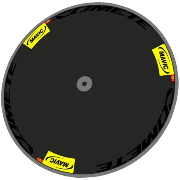 MAVIC(マヴィック)COMETE(コメット)DISC WHEEL(ディスクホイール)ステッカーセット(ホイール1本分)