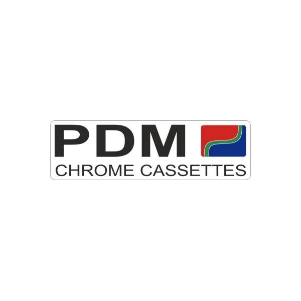 PDM(ピーディーエム)Chrome Cassettes(クロームカセット)ステッカー