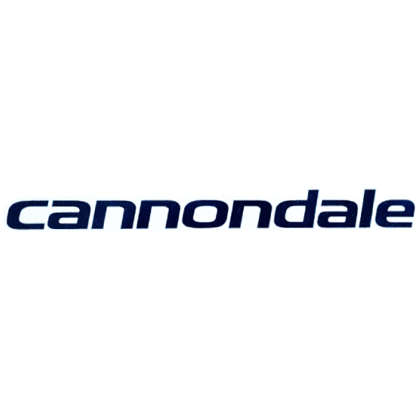 cannondale(キャノンデール)ステッカー(Eデザイン/ブラック/ホワイト/W11/H1.2)
