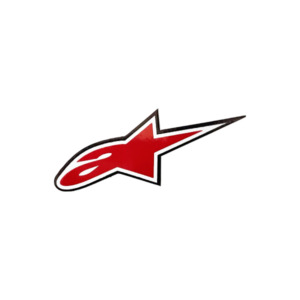 alpinestars(アルパインスターズ)ステッカー(Bデザイン/レッド 