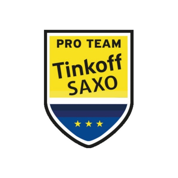Tinkoff Saxo(ティンコフ サクソ)フレームステッカー(W33/H44)