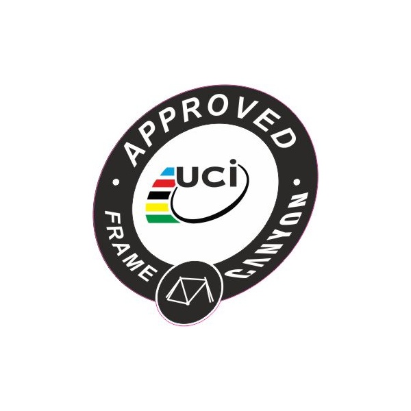 UCI(ユーシーアイ)approved frame sticker(アプローブ フレームステッカー)(W28/H29/CANYON(キャニオン)バージョン)