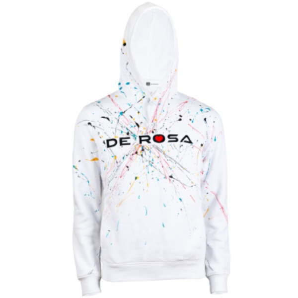 DE ROSA(デローザ)HOODIE(フーディ)(EMBROIDERED LOGO/WHITE VIPERHAZE)