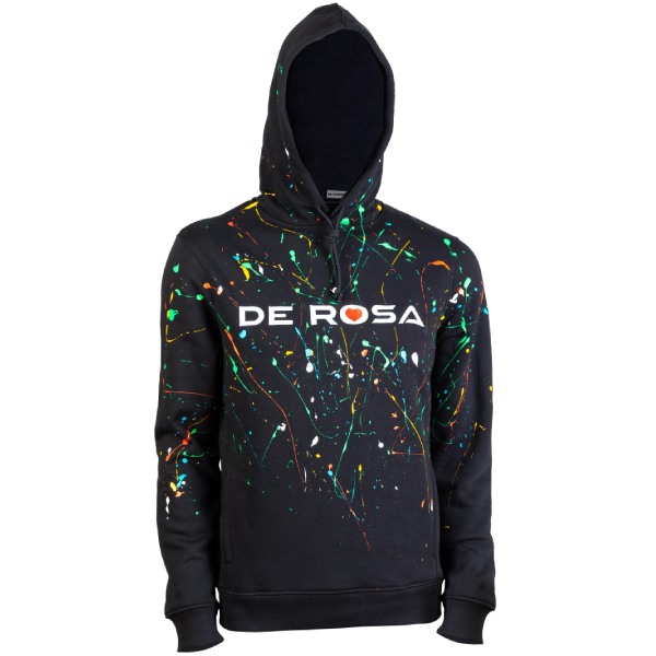 DE ROSA(デローザ)HOODIE(フーディ)(EMBROIDERED LOGO/BLACK VIPERHAZE)