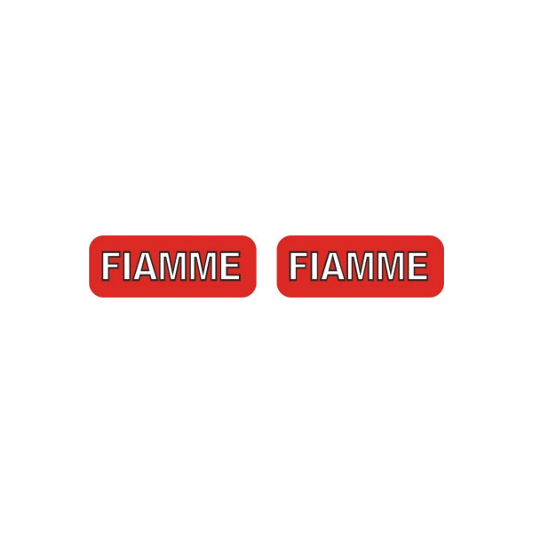 FIAMME(フィアメ)リムステッカー(レッドラベル)