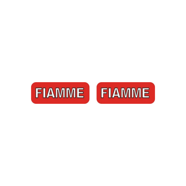 FIAMME(フィアメ)リムステッカー(レッドラベル)
