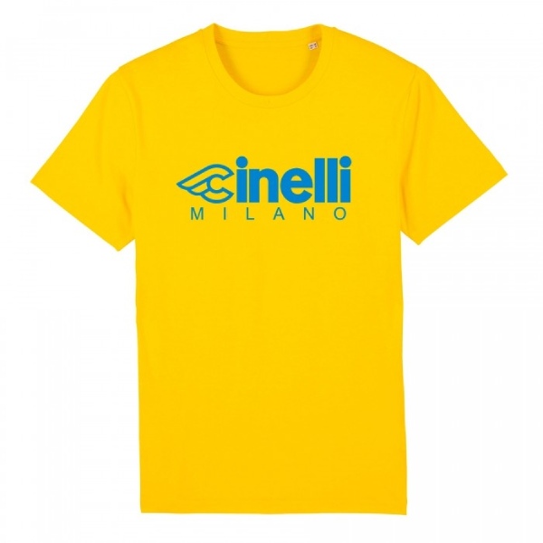 Cinelli(チネリ)MILANO GOLDEN YELLOW(ミラノ ゴールデンイエロー)Tシャツ