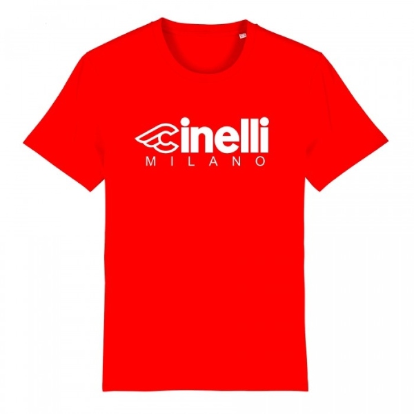 Cinelli(チネリ)MILANO BRIGHT RED(ミラノ ブライトレッド)Tシャツ