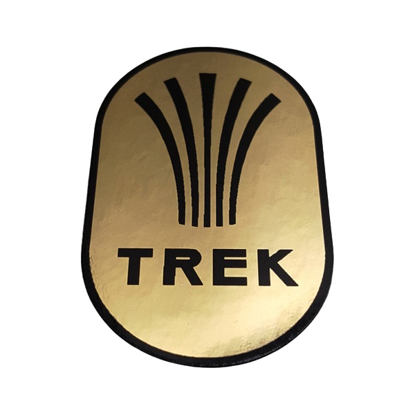 TREK(トレック)Head Badge(ヘッドバッジ)(1984-1987/ミラーゴールド)