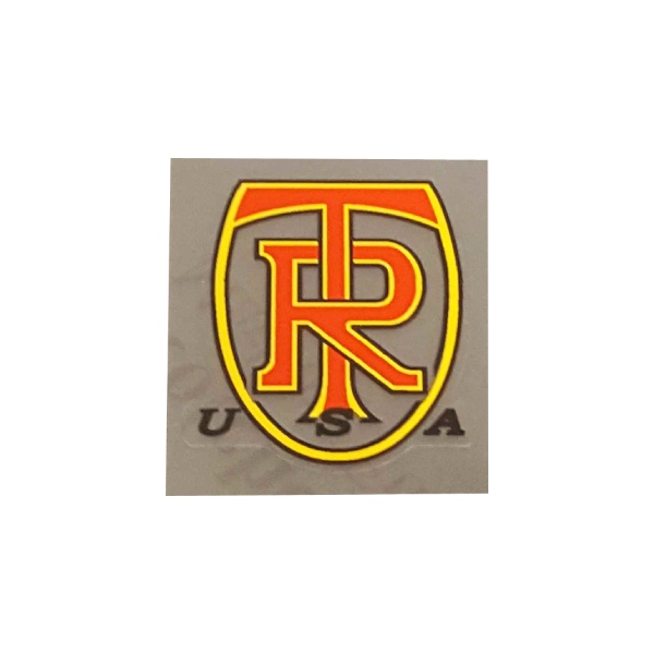 RITCHEY(リッチー)USA Head Badge(ヘッドバッジ)ステッカー(オレンジ/イエロー)