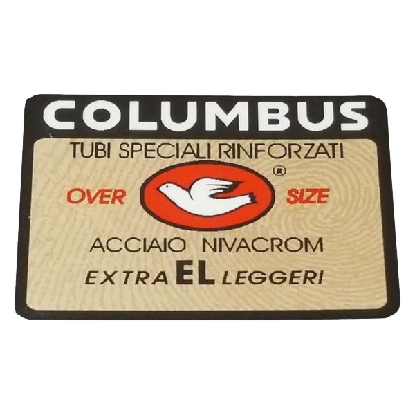 COLUMBUS(コロンバス)EL OVER SIZE(イーエル オーバーサイズ)フレームチュービングステッカー(ブラック/ゴールド)