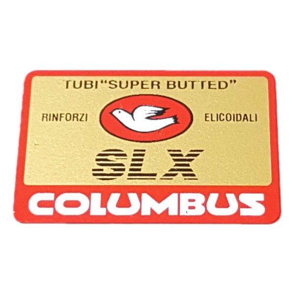 COLUMBUS(コロンバス)SLXフレームチュービングステッカー(レッド/ゴールド)