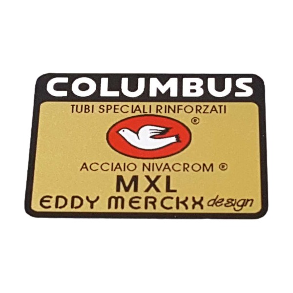 COLUMBUS(コロンバス)MXLフレームチュービングステッカー(EDDY MERCKX(エディメルクス)/ブラック/ゴールド)