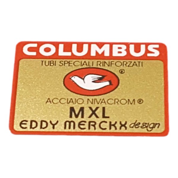 COLUMBUS(コロンバス)MXLフレームチュービングステッカー(EDDY MERCKX(エディメルクス)/レッド/ゴールド)