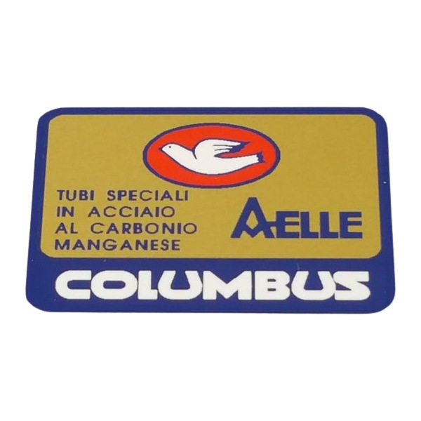 COLUMBUS(コロンバス)AELLEフレームチュービングステッカー(ブルー/ゴールド)