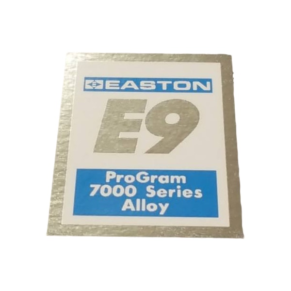 EASTON(イーストン)E9 ProGram 7000 Series Alloyフレームチュービングステッカー(TREK(トレック)/クローム)