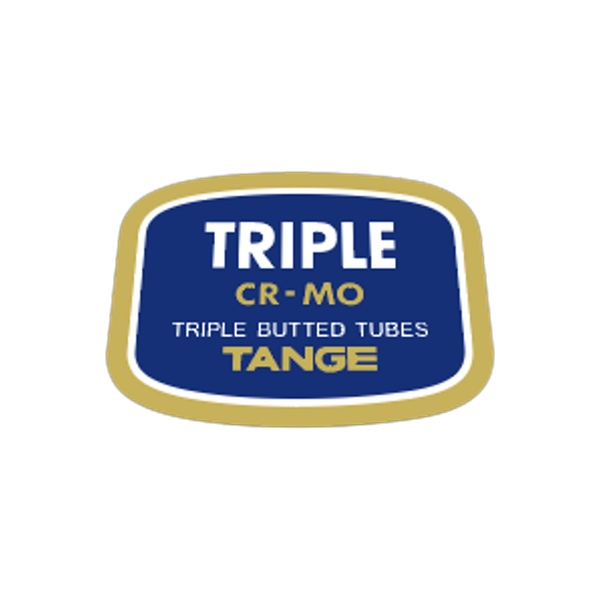 TANGE(タンゲ)CR-MO TRIPLE BUTTED(クロモリトリプルバテッド)フレームチュービングステッカー