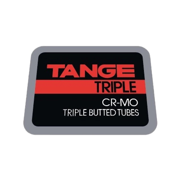 TANGE(タンゲ)TRIPLE CR-MO TRIPLE BUTTED(トリプルバテッド)フレームチュービングステッカー