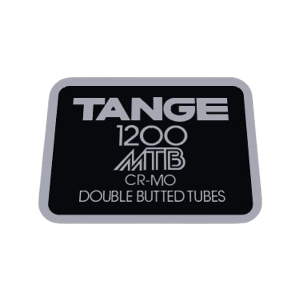 TANGE(タンゲ)1200 MTB CR-MO DOUBLE BUTTED(ダブルバテッド)フレームチュービングステッカー