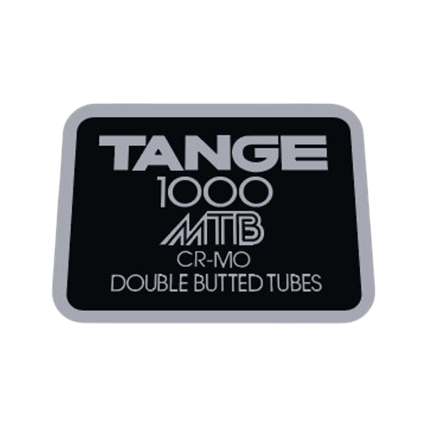 TANGE(タンゲ)1000 MTB CR-MO DOUBLE BUTTED(ダブルバテッド)フレームチュービングステッカー