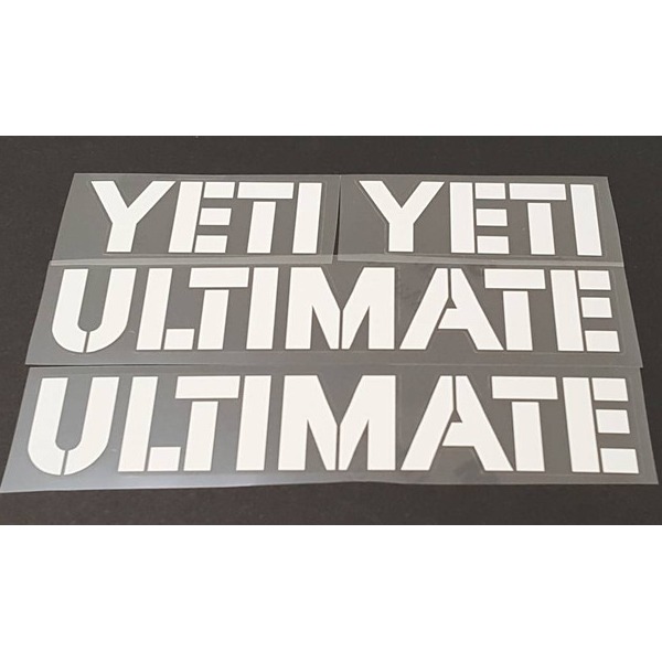 YETI(イエティ)ULTIMATE(アルティメイト)DOWN TUBE(ダウンチューブ)ステッカー