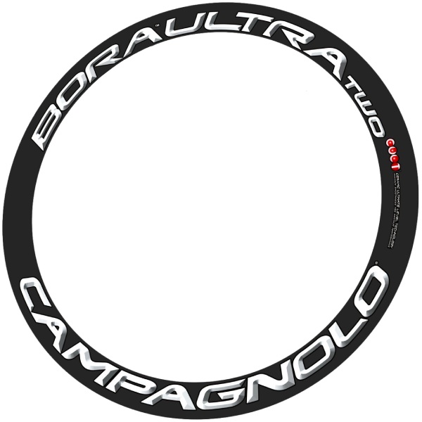 CAMPAGNOLO(カンパニョーロ)BORA ULTRA TWO(ボラ ウルトラ トゥ)リム3Dステッカーセット(ホワイト/リム2本分)