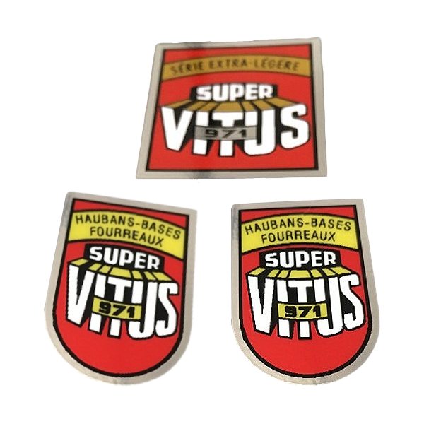 SUPER VITUS(スーパービチュー)971フレーム&フォークチュービングステッカー