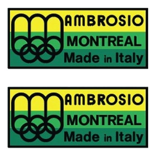 AMBROSIO(アンブロシオ)MONTREAL(モントリオール)MADE IN ITALYリムステッカー