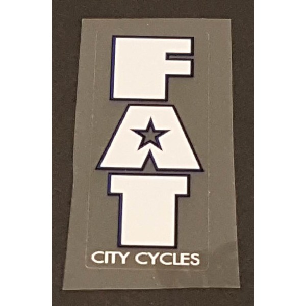 FAT CHANCE(ファットチャンス)FAT CITY CYCLES(ファットシティサイクル)HEAD TUBE BADGE(ヘッドチューブバッジ)ステッカー