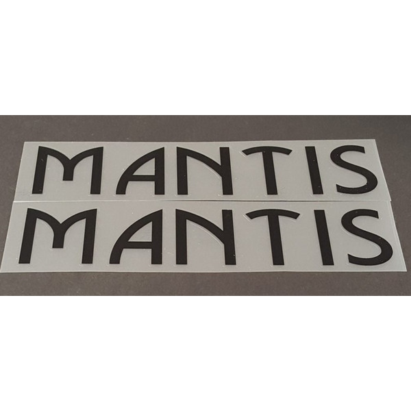 MANTIS(マンティス)DOWN TUBE(ダウンチューブ)ステッカー(ブラック)