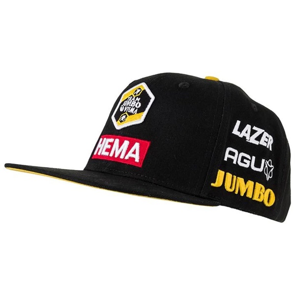 JUMBO VISMA(ユンボヴィスマ)Podium Flat CAP(ポディウム フラットキャップ)(2023)