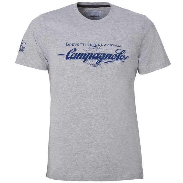 CAMPAGNOLO(カンパニョーロ)Tシャツ(Jデザイン/BREVETTI INTERNAZIONALI/グレー)