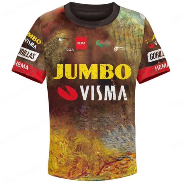 JUMBO VISMA(ユンボヴィスマ)チームテクニカルシャツ(2022/ツールドフランス限定仕様)