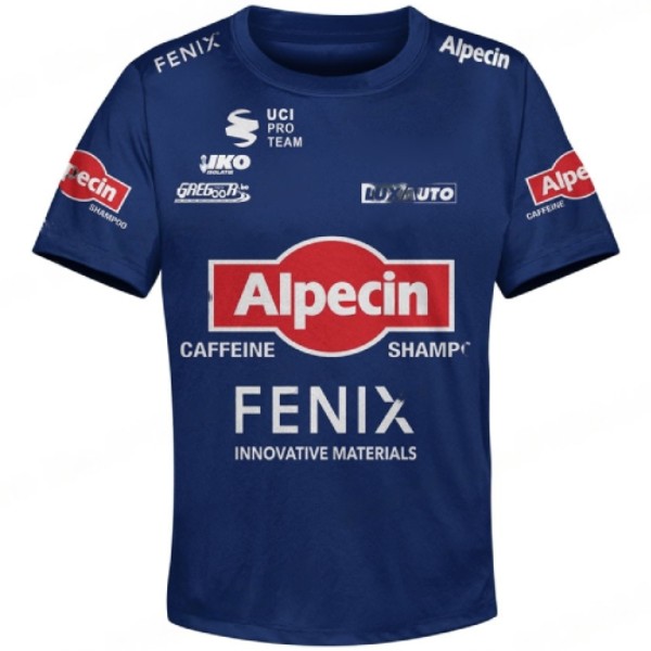 Alpecin-Deceuninck(アルペシン・ドゥクーニンク)チームテクニカルシャツ(2023/ネイビー)