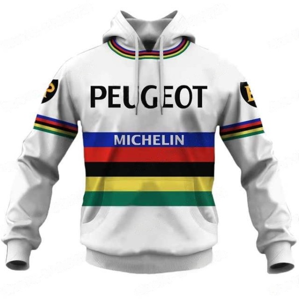 PEUGEOT MICHELIN(プジョー ミシュラン)レトロチーム フードパーカー(Bデザイン)