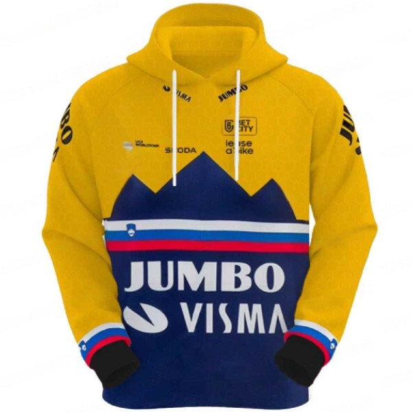 JUMBO VISMA(ユンボヴィスマ)チームフードパーカー(2023/Bデザイン)