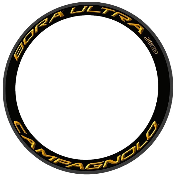 CAMPAGNOLO(カンパニョーロ)BORA ULTRA(ボラウルトラ)50 リムステッカーセット(ゴールド/リム2本分)